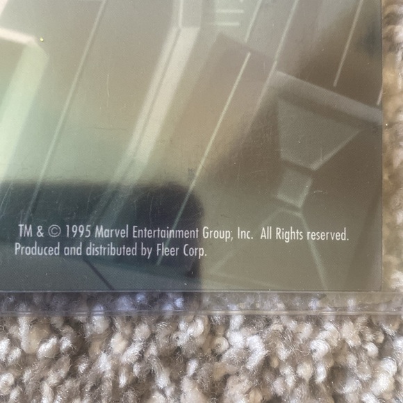 1995 FLAIR PRINTS "THING" #290 MARVEL COMIC JUMBO CARD - Picture 4 of 8